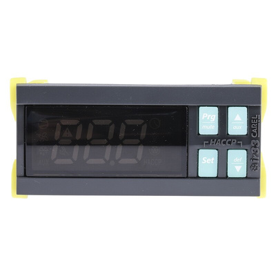 Carel IR33 Panel Mount PID Temperature Controller, 76.2 x 34.2mm 4 Input, 4 Output Relay, 115 → 230 V ac Supply