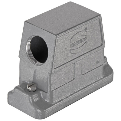 Harting Hood, Han HP Direct B Thread Size 1.5 x M20, For Use With Han B Inserts