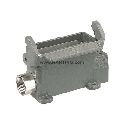 HARTING Han A Heavy Duty Power Connector Hood, PG16 Thread