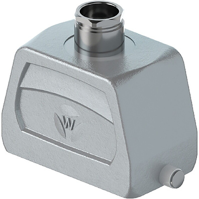 Wieland Hood BAS GOT GI Heavy Duty Power Connector Housing, 6 Contacts, M20 Thread