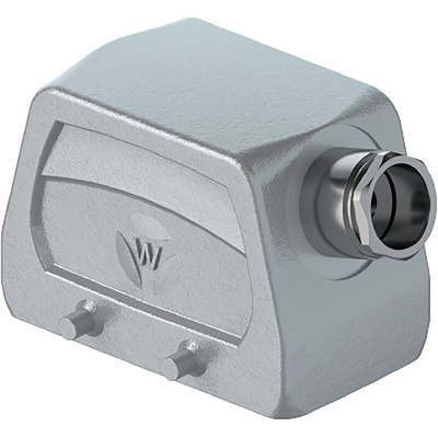 Wieland Hood BAS GOT GA Heavy Duty Power Connector Housing, 10 Contacts, M20 Thread
