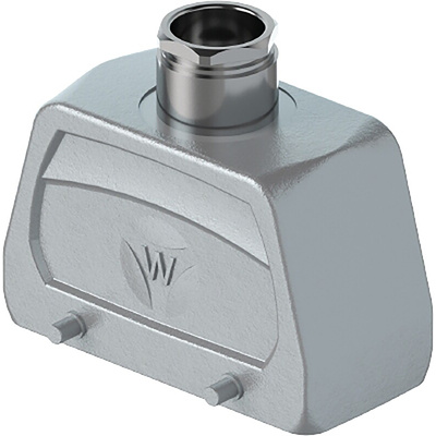 Wieland Hood BAS GOT GC Heavy Duty Power Connector Housing, 16 Contacts, M25 Thread