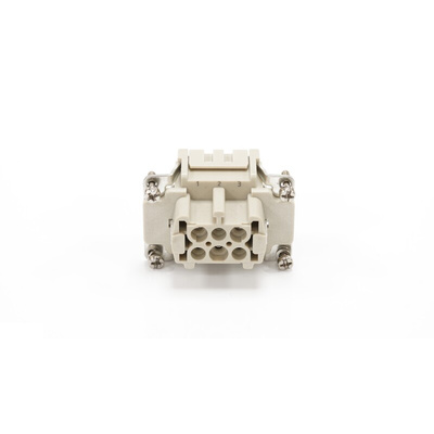 RS PRO Heavy Duty Power Connector Insert, 16A, Female, 6 Contacts