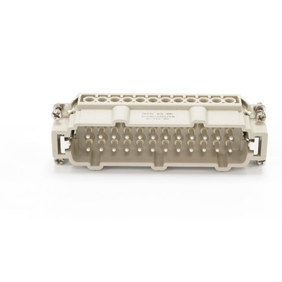 RS PRO Heavy Duty Power Connector Insert, 16A, Male, 24 Contacts