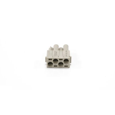 RS PRO Heavy Duty Power Connector Insert, 40A, Female, 4 Contacts