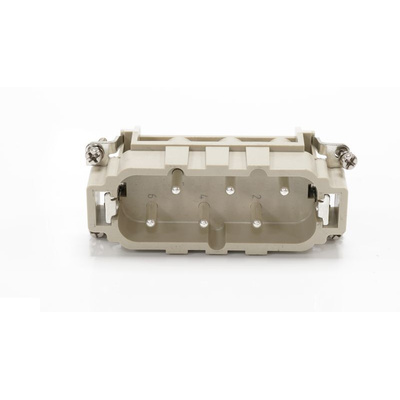 RS PRO Heavy Duty Power Connector Insert, 35A, Male, 6 Contacts