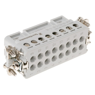 TE Connectivity Contact Insert, Female, HA Series, 16 Contacts