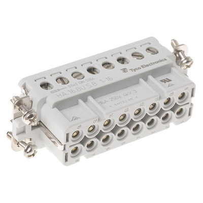 TE Connectivity Contact Insert, Female, HA Series, 16 Contacts