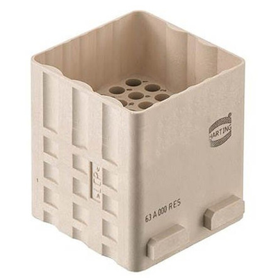 HARTING Heavy Duty Power Connector Module, 10A, Male, Han-Modular Series, 42 Contacts