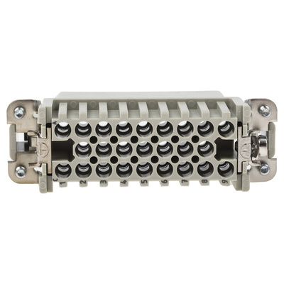 HARTING Heavy Duty Power Connector Insert, 10A, Male, Han D Series, 25 Contacts