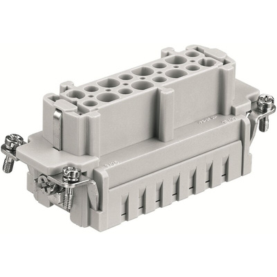 RS PRO Heavy Duty Power Connector Insert, 16A, Female, 16 Contacts