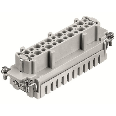 RS PRO Heavy Duty Power Connector Insert, 16A, Female, 24 Contacts