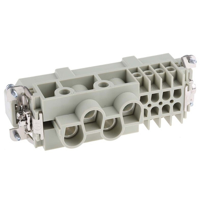 HARTING Heavy Duty Power Connector Insert, 80A, Male, Han K Series, 13 Contacts