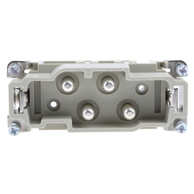 HARTING Heavy Duty Power Connector Insert, 80A, Male, Han K Series, 5 Contacts