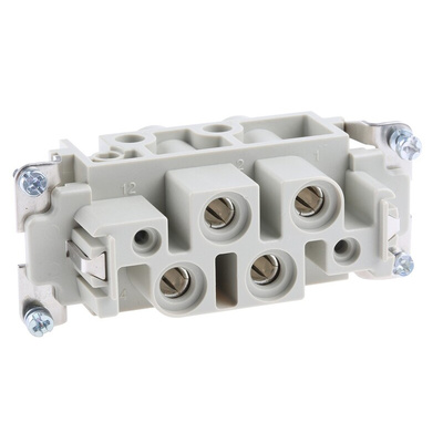 HARTING Heavy Duty Power Connector Insert, 80A, Female, Han K Series, 5 Contacts
