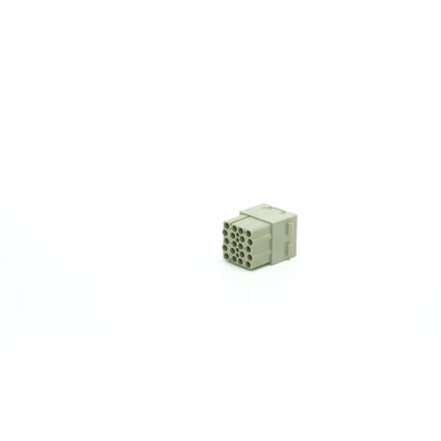 RS PRO Heavy Duty Power Connector Insert, 16A, Female, 20 Contacts