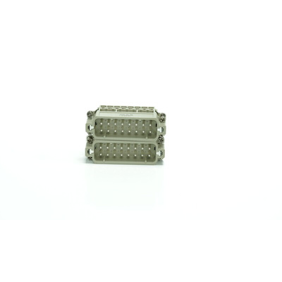 RS PRO Heavy Duty Power Connector Insert, 16A, Male, 32 Contacts