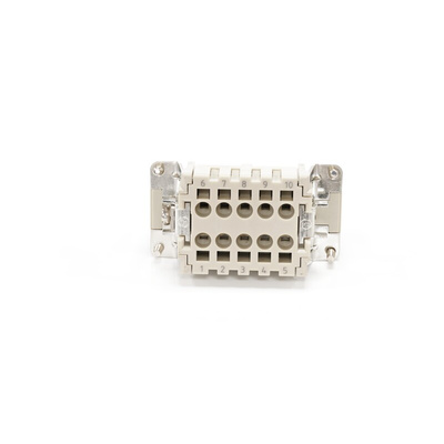 RS PRO Heavy Duty Power Connector Insert, 16A, Female, 10 Contacts