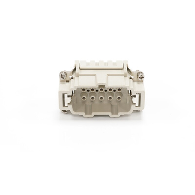 RS PRO Heavy Duty Power Connector Insert, 16A, Male, 10 Contacts