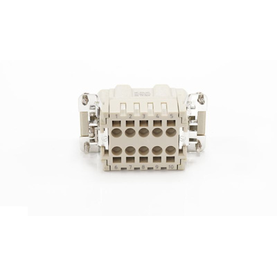 RS PRO Heavy Duty Power Connector Insert, 16A, Male, 10 Contacts