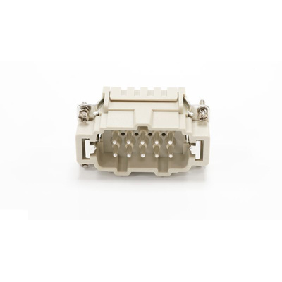 RS PRO Heavy Duty Power Connector Insert, 16A, Male, 10 Contacts