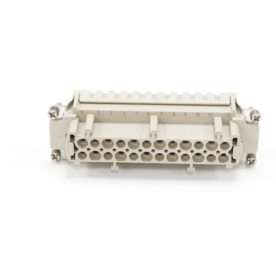 RS PRO Heavy Duty Power Connector Insert, 16A, Female, 24 Contacts