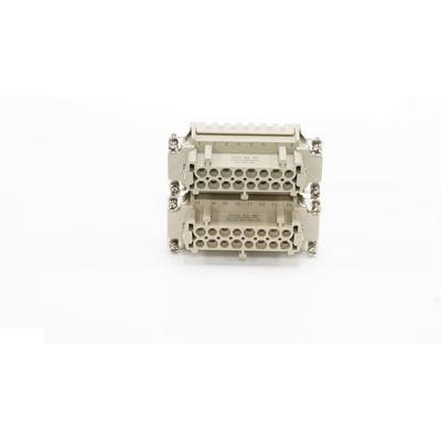 RS PRO Heavy Duty Power Connector Insert, 16A, Female, 32 Contacts