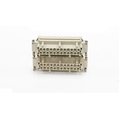 RS PRO Heavy Duty Power Connector Insert, 16A, Female, 48 Contacts