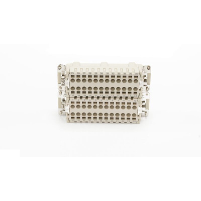 RS PRO Heavy Duty Power Connector Insert, 16A, Male, 48 Contacts