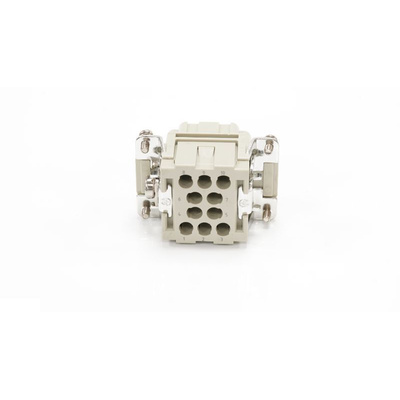 RS PRO Heavy Duty Power Connector Insert, 16A, Female, 10 Contacts