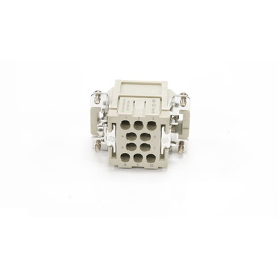 RS PRO Heavy Duty Power Connector Insert, 16A, Male, 10 Contacts