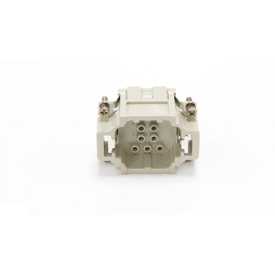 RS PRO Heavy Duty Power Connector Insert, 16A, Male, 10 Contacts