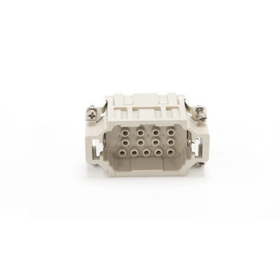RS PRO Heavy Duty Power Connector Insert, 16A, Male, 18 Contacts