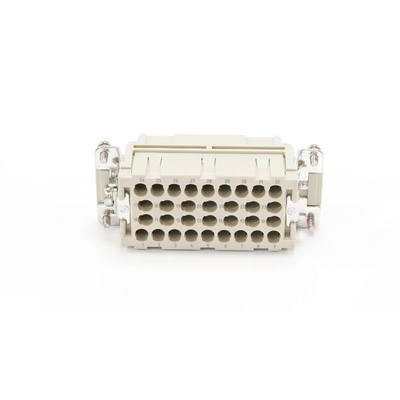 RS PRO Heavy Duty Power Connector Insert, 16A, Female, 32 Contacts