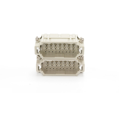 RS PRO Heavy Duty Power Connector Insert, 16A, Male, 64 Contacts