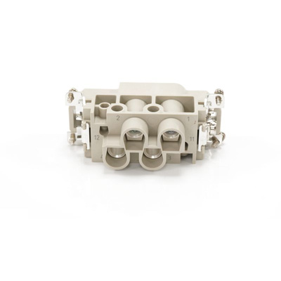 RS PRO Heavy Duty Power Connector Insert, 16 → 80A, Male, 4 Contacts