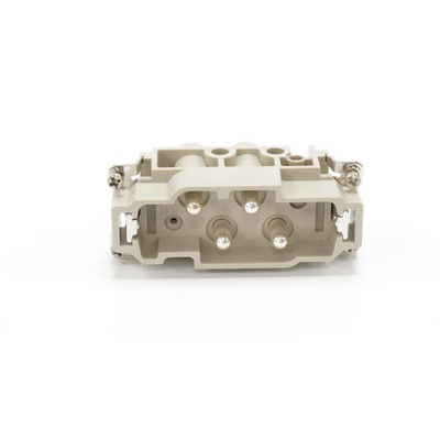 RS PRO Heavy Duty Power Connector Insert, 16 → 80A, Male, 4 Contacts