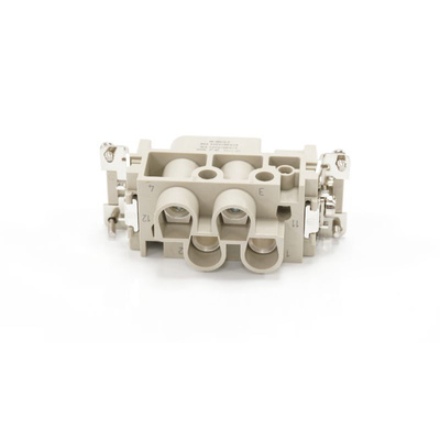 RS PRO Heavy Duty Power Connector Insert, 16 → 80A, Female, 4 → 2 Contacts