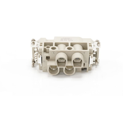 RS PRO Heavy Duty Power Connector Insert, 16 → 80A, Male, 4 → 2 Contacts