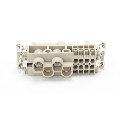 RS PRO Heavy Duty Power Connector Insert, 16 → 80A, Female, 4 → 8 Contacts