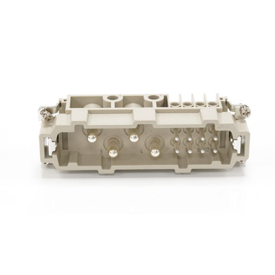 RS PRO Heavy Duty Power Connector Insert, 16 → 80A, Male, 4 → 8 Contacts