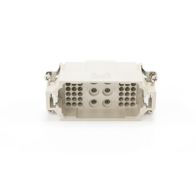 RS PRO Heavy Duty Power Connector Insert, 10 → 40A, Male, 6 → 36 Contacts