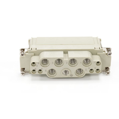 RS PRO Heavy Duty Power Connector Insert, 16 → 100A, Female, 6 → 6 Contacts