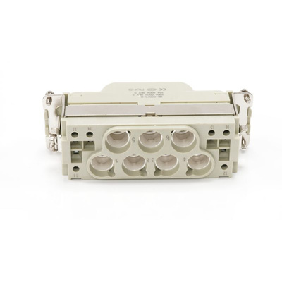 RS PRO Heavy Duty Power Connector Insert, 16 → 100A, Male, 6 → 6 Contacts