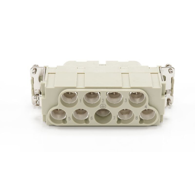 RS PRO Heavy Duty Power Connector Insert, 100A, Female, 8 Contacts