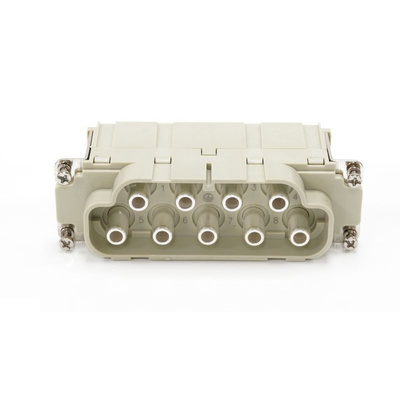 RS PRO Heavy Duty Power Connector Insert, 100A, Male, 8 Contacts