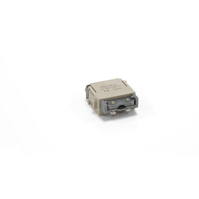 RS PRO Heavy Duty Power Connector Insert, 5A, Female, 1 Contacts