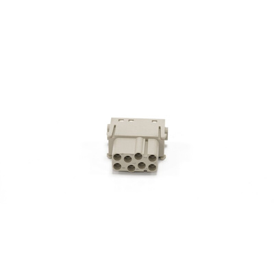 RS PRO Heavy Duty Power Connector Insert, 16A, Female, 8 Contacts