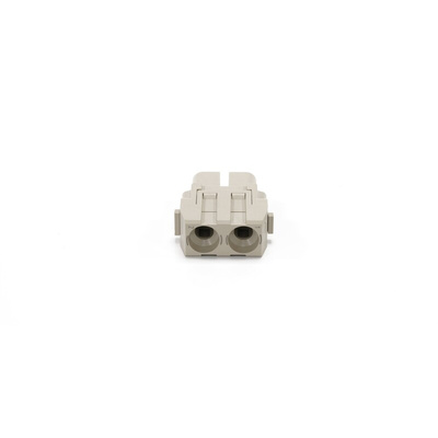 RS PRO Heavy Duty Power Connector Insert, 40A, Female, 2 Contacts