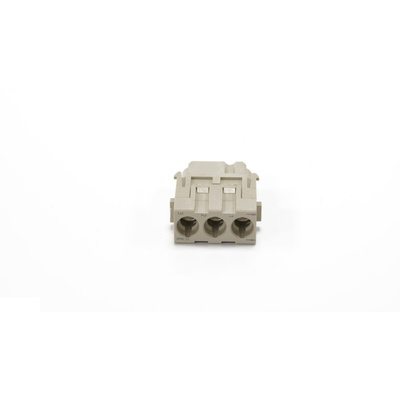 RS PRO Heavy Duty Power Connector Insert, 40A, Female, 3 Contacts